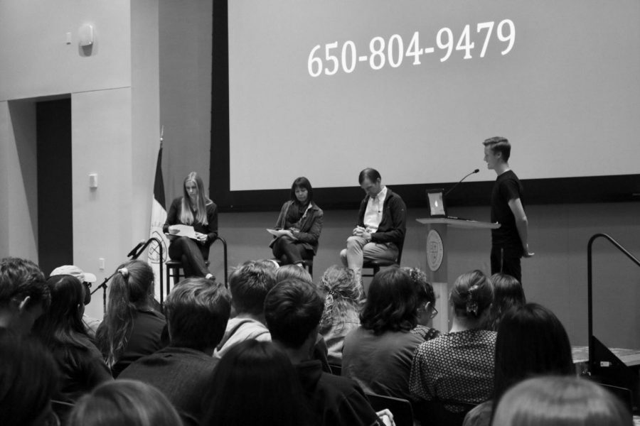 Faculty+panel+members+Katherine+Bryant%2C+Heather+Keaney%2C+and+Alister+Chapman+share+their+thoughts+on+Hong+Kong+protests.