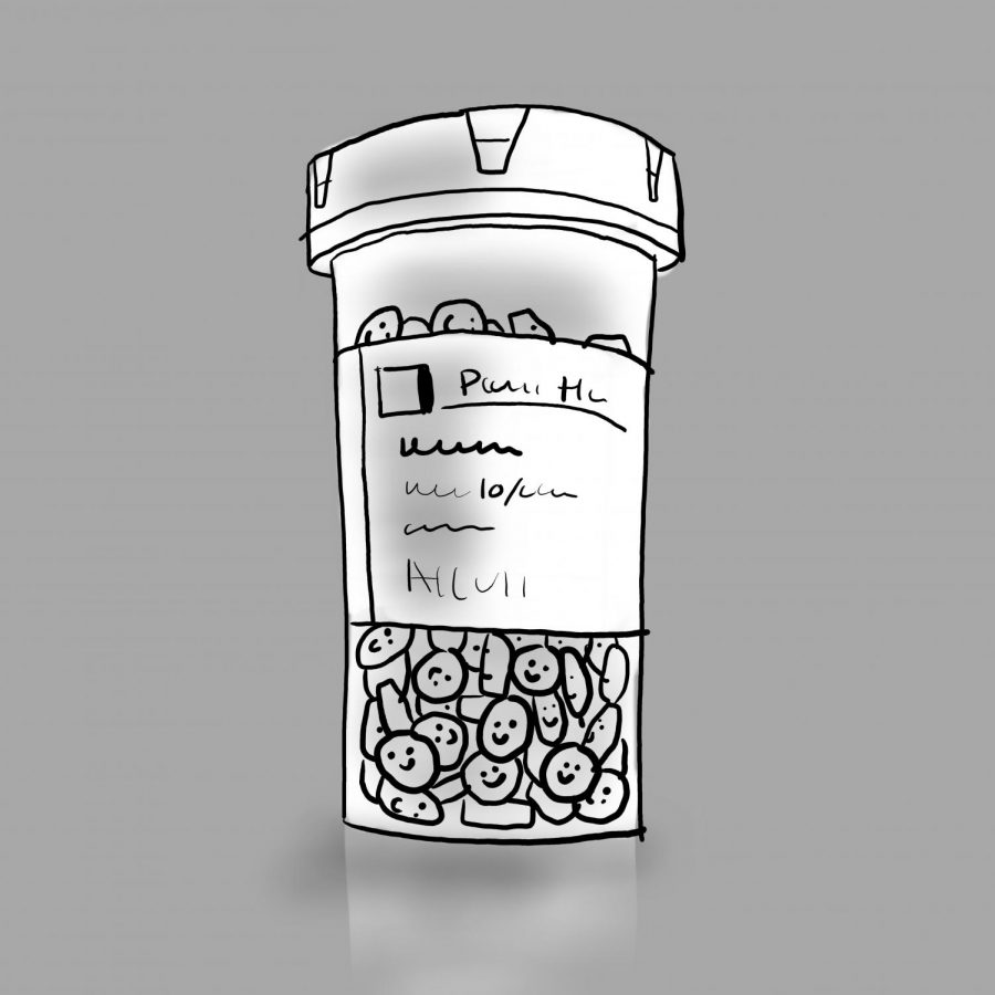 Pill bottle Audrey DeHaan