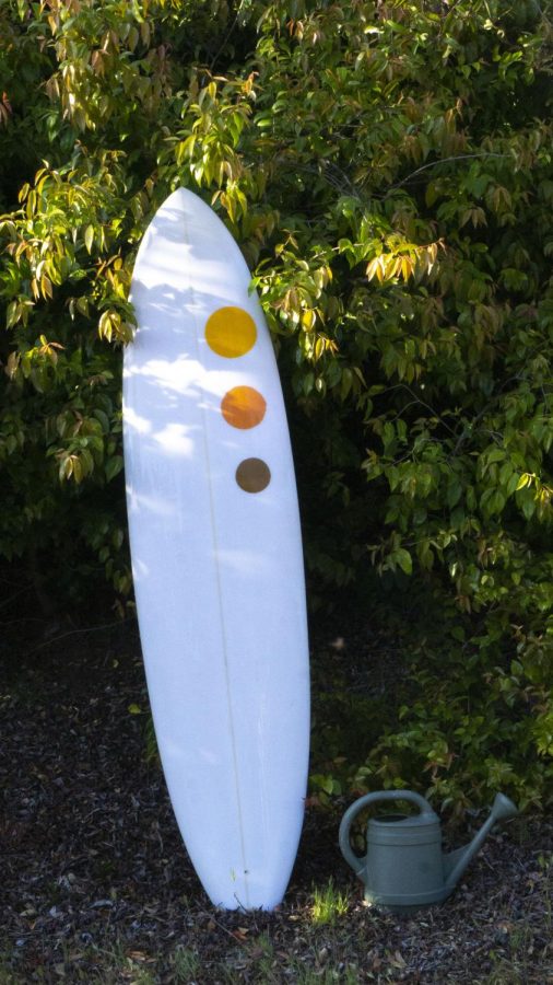 A board hand shaped by Max himself.