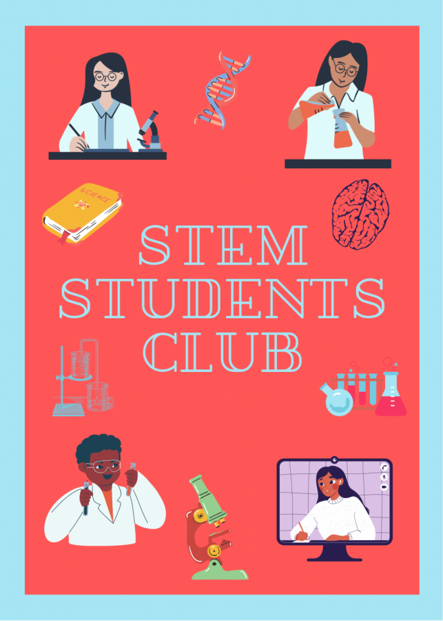 A recent promotional flyer from the STEM Students of Color club