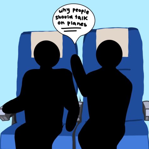 Don’t be afraid to talk to strangers (especially on planes!)