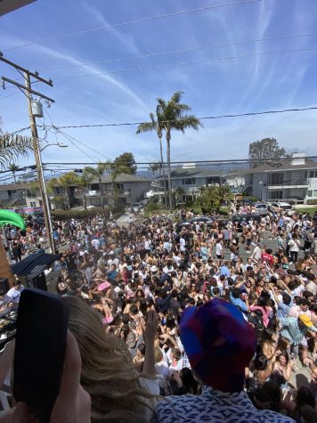 Masses of college students flock to Del Playa Dr. every year for Deltopia.