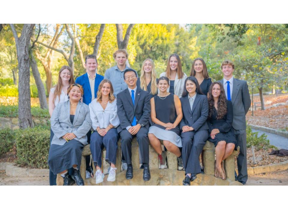 The WCSA team poses for a photo.