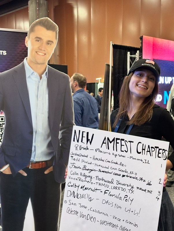 Celeste Van Dien, pictured left at AMFEST 2024