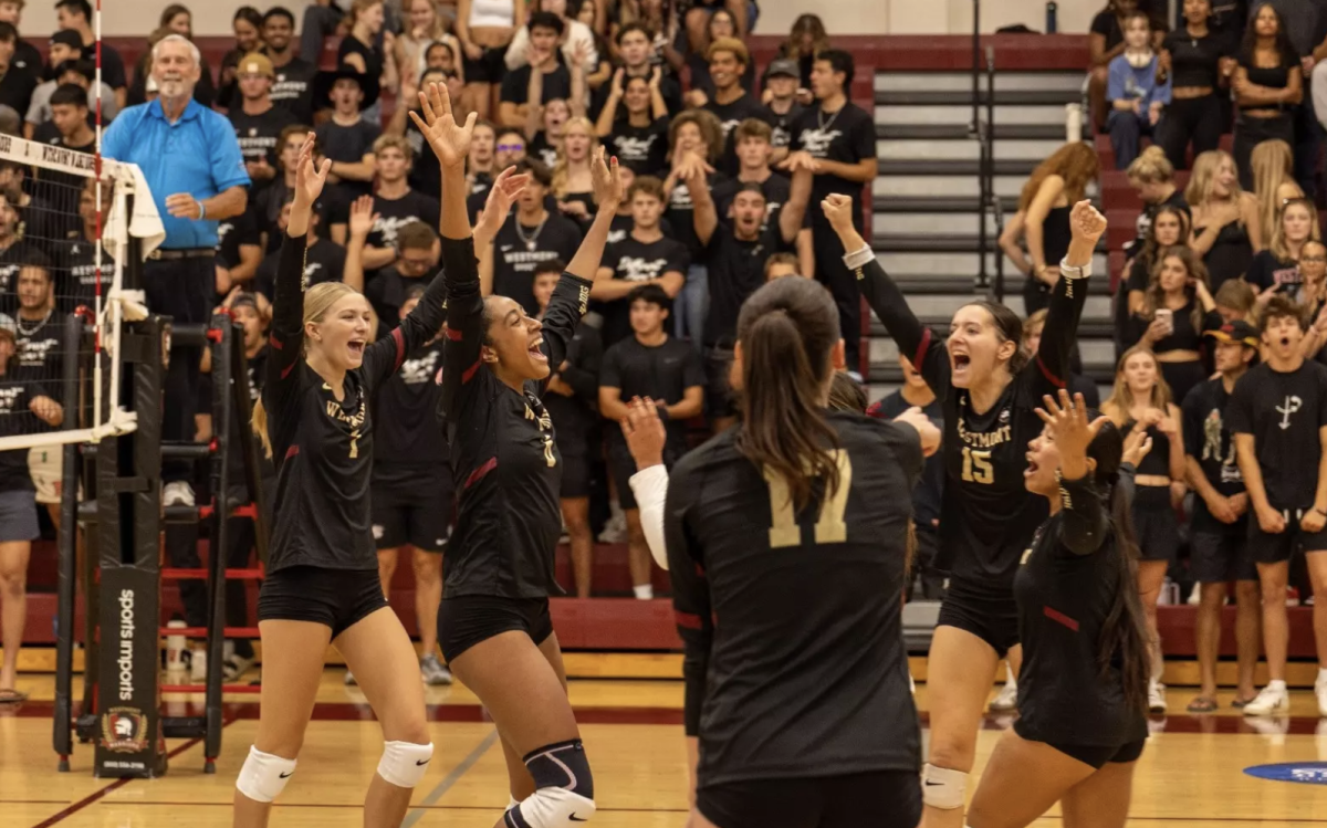 Final moments with the women's volleyball team